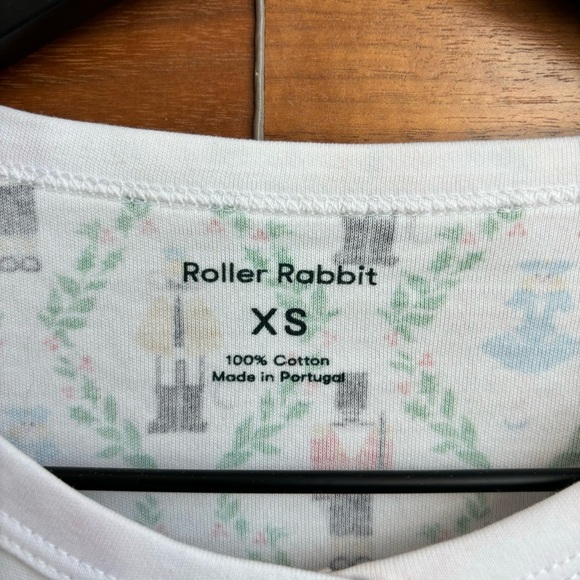 NWOT ROLLER RABBIT Women's Sugar Plum Party Holiday Christmas Pajama Set Size XS - Picture 5 of 15